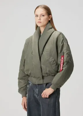 Alpha Industries Gri Bomber Mont