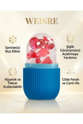 Weisre Buz Roller Yüz Masaj Aleti Silikon Ice Roller Soğuk Terapi Şişlik Giderici Cilt Bakım
