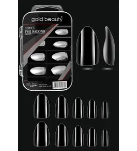 Gold Beauty Takma Tırnak 100'lü Şeffaf (badem)