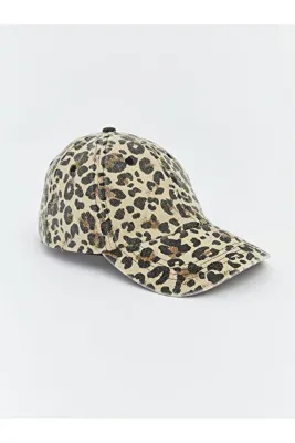 LC Waikiki Leopar Desenli Kadın Kep Şapka
