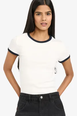 Defacto Fitted Ribana Tişört