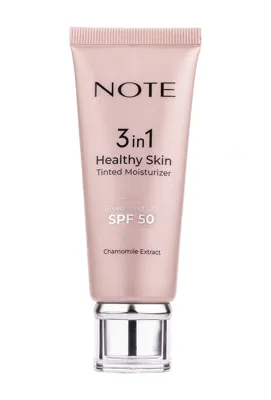 Note Cosmetics Note 3 in 1 Healthy Skin Tinted Moisturizer SPF50 Renk Ton Eşitleyici Aydınlatıcı Krem 30 ML
