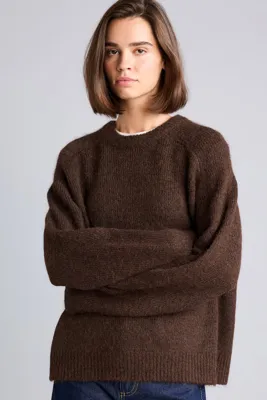 Defacto Oversize Bisiklet Yaka Yün Basic Kazak