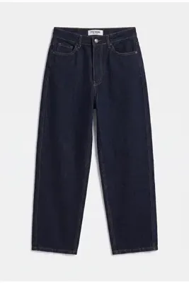 it's basic Kadın İndigo Selvedge 7w6-50 Relax Mood T33 Denim Jean