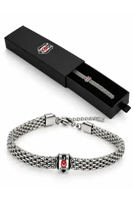 Beşiktaş YENİ SEZON LİSANSLI ÖRME ÇELİK BİLEKLİK PREMİUM KUTU