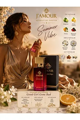 J'AMOUR EAU DE PARFUME CRUELLA STYLE Good Girl Gon.Bad Extrait Kalıcı Niche Parfüm 50 ml- Uzun Süre Kalıcı,Etkili Koku