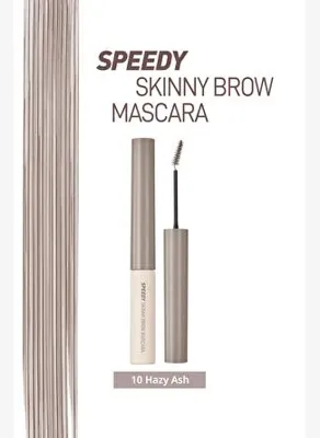Peripera Renklendirici ve Sabitleyici Kaş Maskarası PERIPERA Speedy Skinny Brow Mascara 10 Hazy Ash