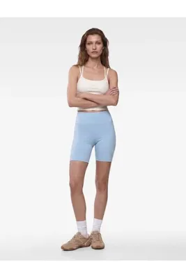 Koton Sırt Detaylı Slim Fit İp Askılı Kolsuz Crop Spor Atlet