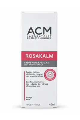 mazhar ACM Rosakalm Hassas Ciltler İçin Kızarıklık Karşıtı Nemlendirici Yüz Kremi 40 ml
