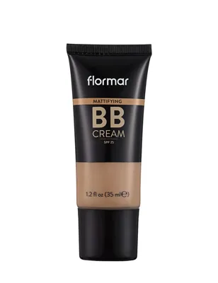 Flormar Yağlı & Karma Ciltlere Özel Parlama Önlemeye Yardımcı SPF25 Mat Bitişli BB Krem 003 Light