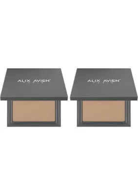 CEYLAN ADAM Kompakt Pudra - 12 Saate Kadar Kalıcılık - Soğuk-Nötr Cilt Alt Tonu - Compact Powder 11 Caramel (2 Paketi)