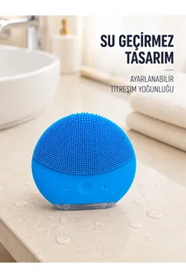 Clevora Şarjlı Yüz Temizleme Cihazı Yumuşak Silikon Titreşimli Cilt Bakım Fırçası