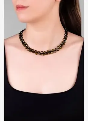 So Chic İnci Işıltısı 18 Ayar Sarı Altın Kaplama 45 Cm Gümüş Kolye