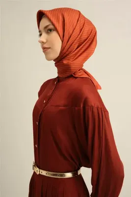 Armine Desenli Saf İpek Twill Eşarp 9348-04