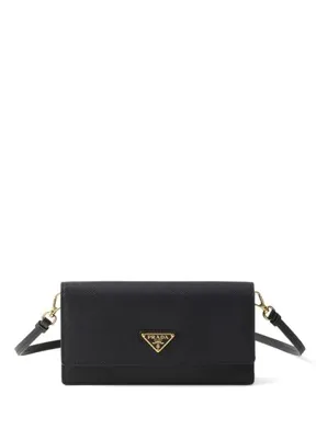 Prada Saffiano Deri Siyah Mini Kadın El Çantası