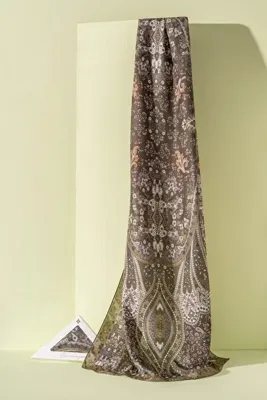 Jawel Kadın Etnik Desen Soft Alinda Şal