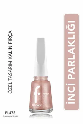 Flormar Oje Parlak Bitişli Sedefli - Pearly - 475 Champagne Blush