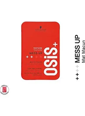 Osis Mess Up Mat Şekillendirici Gum Macun 100ml | Orta Tutuş Mat Görünüm Kolay Şekil Esnek Wax