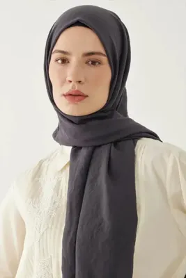 MİRSOY SCARF Düz Pamuk Şal Kadın Tesettür Şal Kaymaz Yumuşak Dokulu Günlük Kullanıma Uygun Şık Şal