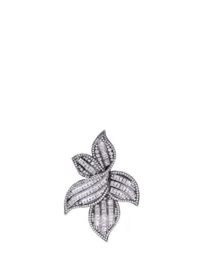 Beymen Collection Taşlı Yaprak Kadın Broş