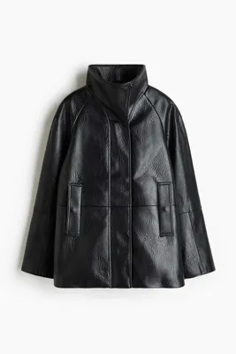 H&M Boru Yakalı ve Kaplamalı Ceket
