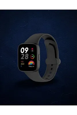 Genel Markalar Xiaomi Redmi Watch 3 Origin Silikon Kordon (saat Değildir) - Siyah