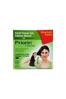 Bayer Priorin Intense Avantaj Paketi 120 + 60 Kapsül