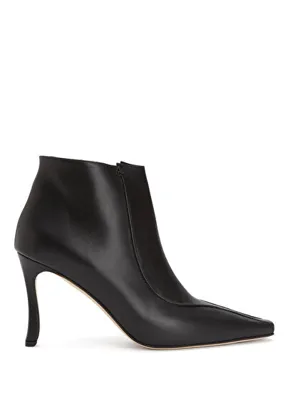 Manolo Blahnik Milleta Siyah Kadın Deri Bot