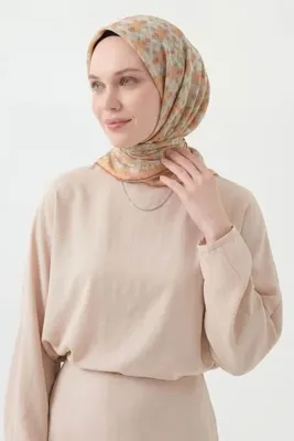 Silk Home Soft Eşarp Minimal Motif Taş