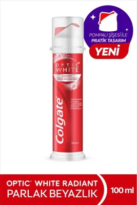 COLGATE Diş Macunu Optic White Radiant Pump 100 ml