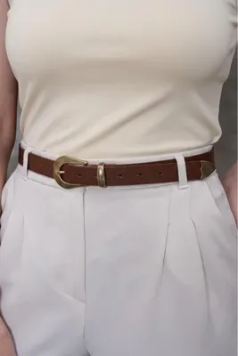 Mynoa Uç Toka Takım Kadın Kemeri,Ceket Kemeri,Pantalon Kemeri