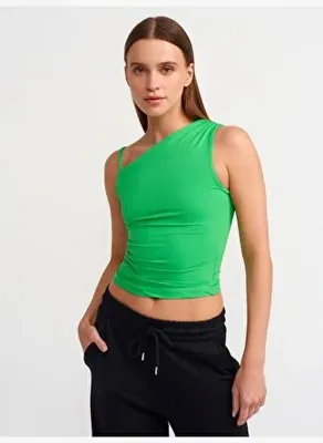 Dilvin 20861 Asimetrik Büzgülü Top