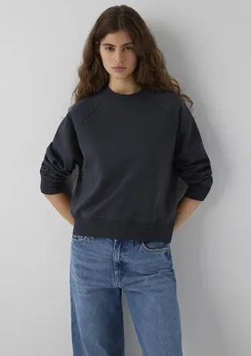 Mavi Lacivert Basic Sweatshirt