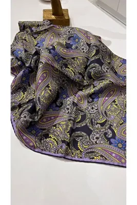 Silk Home • Twill Dokuma Saf İpek Eşarp