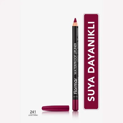 Flormar Suya Dayanıklı ve Yoğun Pigmentli Mat Dudak Kalemi 241 Sour Cherry