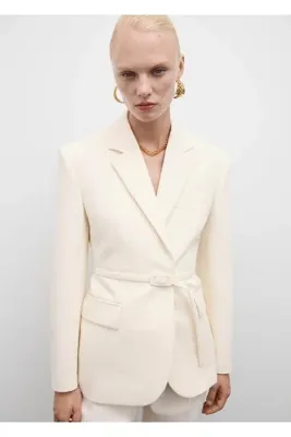 MANGO Woman Kemerli Blazer Ceket