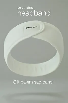 Pureandshine Headband Makyaj ve Cilt Bakım Saç Bandı - Yumuşak Dokulu Ayarlanabilir Yüz Yıkama Bandı