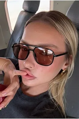 COOLANDBETTER Zelda güneş gözlüğü uv400 antirefle cam Tr90 esnek çerçeve Ekstra hafif Unisex 52 ekartman