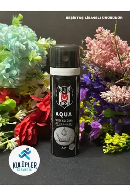 Beşiktaş Resmi Lisansli Sprey Aqua Kolanyası - Bjk 5o ml Aqua