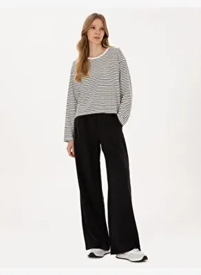 Pierre Cardin Siyah Loose Fit Kanvas Pantolon50318198-VR046