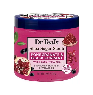 Dr Teals Pomegranate & Black Currant Shea Sugar Scrub Vücut Peelingi 538GR