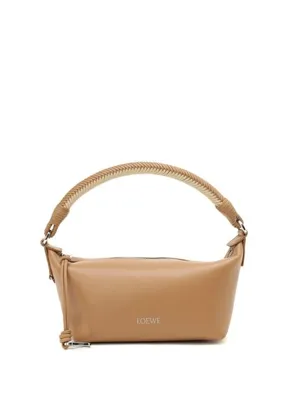 Loewe Cala Mini Bej Kahve Kadın Deri Çanta