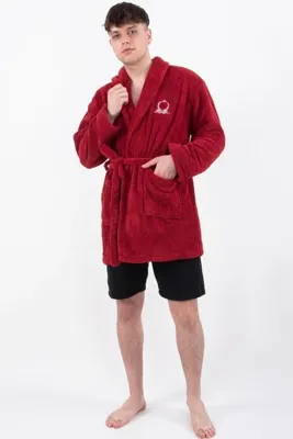 Znp Home Rob | Wellsoft Peluş Erkek Sabahlık Polar | Robdeşambr | Bornoz