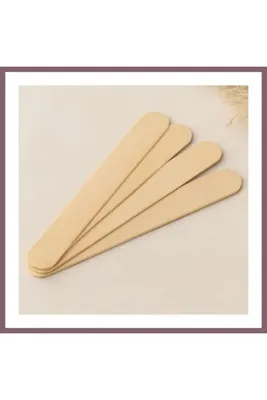 Bezos Ağda Spatula Çubuk 150 mm x 18 mm x 1.7 mm - 100 Adet BYSNOVA