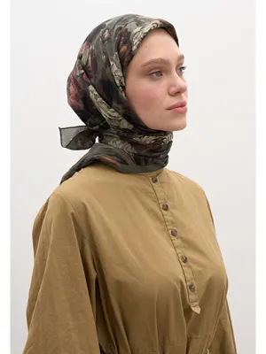 Fresh Scarfs Rosıne Desen Pamuklu Viskon Eşarp Çağla