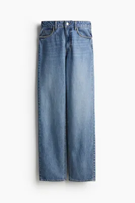 H&M Suni Elmas İşlemeli Kot Pantolon