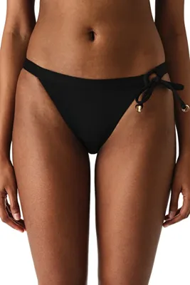 Penti Siyah Montana Side Dokulu Orta Bel Bikini Altı