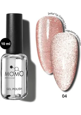 Momo Professional Kalıcı Oje Flash Cat Eye No.4, 10 ml