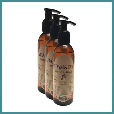 Trendexa Süper Adam&eerkeklere Kadınlara Özel Sade Vücut Masaj Yağı Pure Edible Massage Oil 125ML 3 Adet MAC