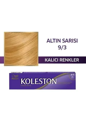 Wella Koleston Intense Saç Boyası 9/3 Açık Altın Sarısı